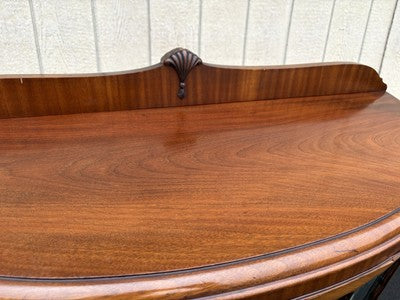 66750 Claw Foot Mahogany Curio China Cabinet