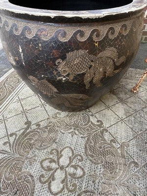 GARDEN HS:   MAITLAND SMITH Fish Ceramic Pottery Bowl