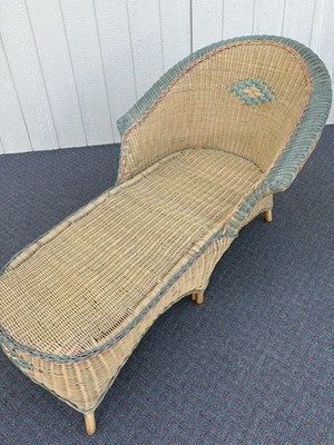 67019 Wicker Typhoon Furniture Chaise Lounge Chair