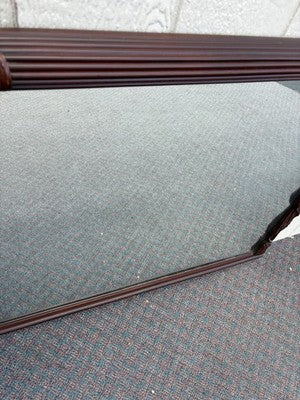 67029 Antique Mahogany Hand Made Mirror