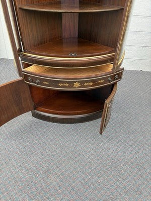 66946 Drexel Oriental Corner China Cabinet Curio
