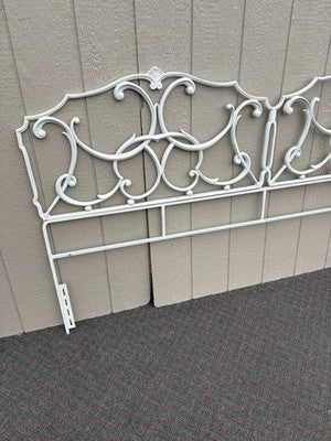 67185 KING Size Metal Decorator Headboard Bed