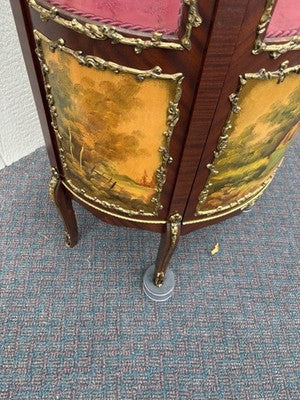 67095 Louis XV Curio China Cabinet with Bronze ormalu