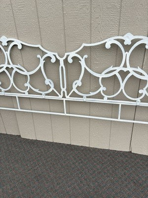 67185 KING Size Metal Decorator Headboard Bed