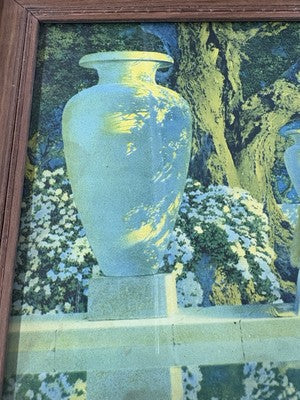 66779 MAXFIELD PARRISH Print in Picture Frame THE GARDEN IN ALLAH