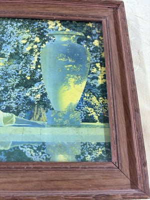 66779 MAXFIELD PARRISH Print in Picture Frame THE GARDEN IN ALLAH