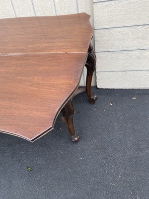 66609  Antique French Country Flip Top Dining Table Console Sofa Table