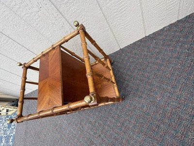 67041 Bamboo Magazine Rack Book Stand