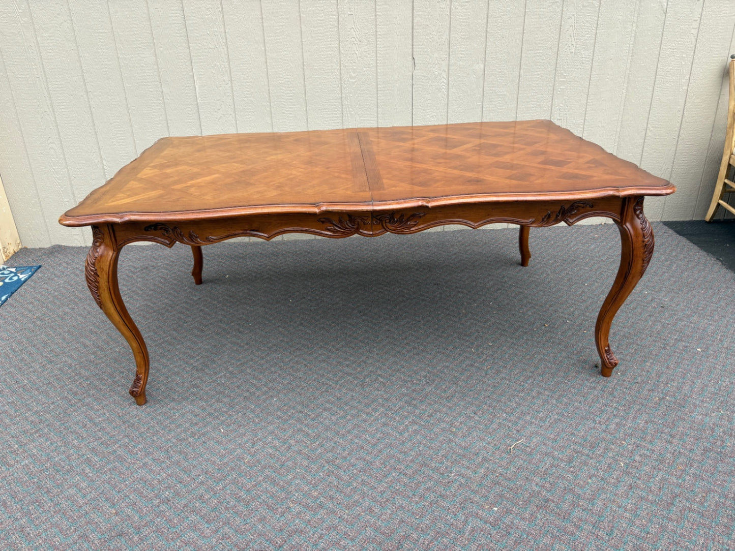 67798 Elegant Century Dining Table Set with 8 Chairs, French Provincial Style