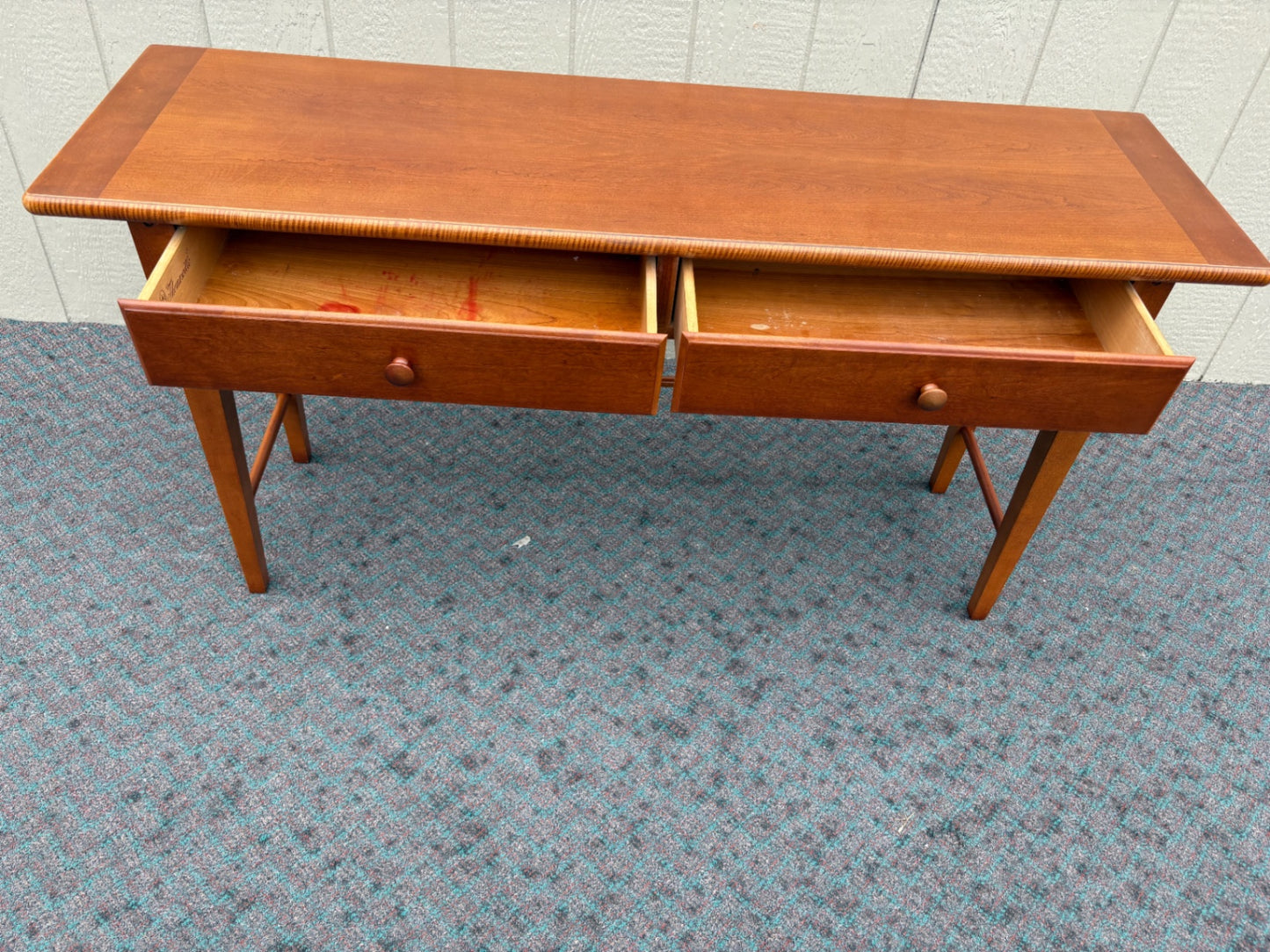 67991  Thomasville Console Table, Traditional Style, Solid Wood