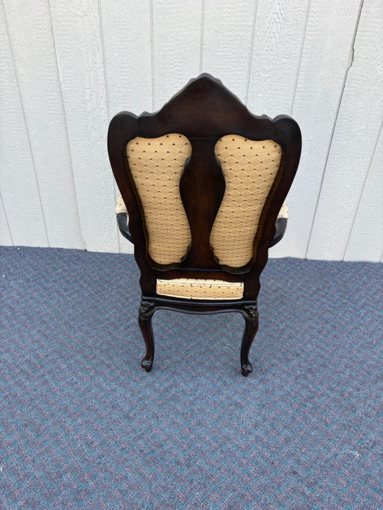 67853 Set of 6 Victorian Revival Dining Chairs with Carved Details