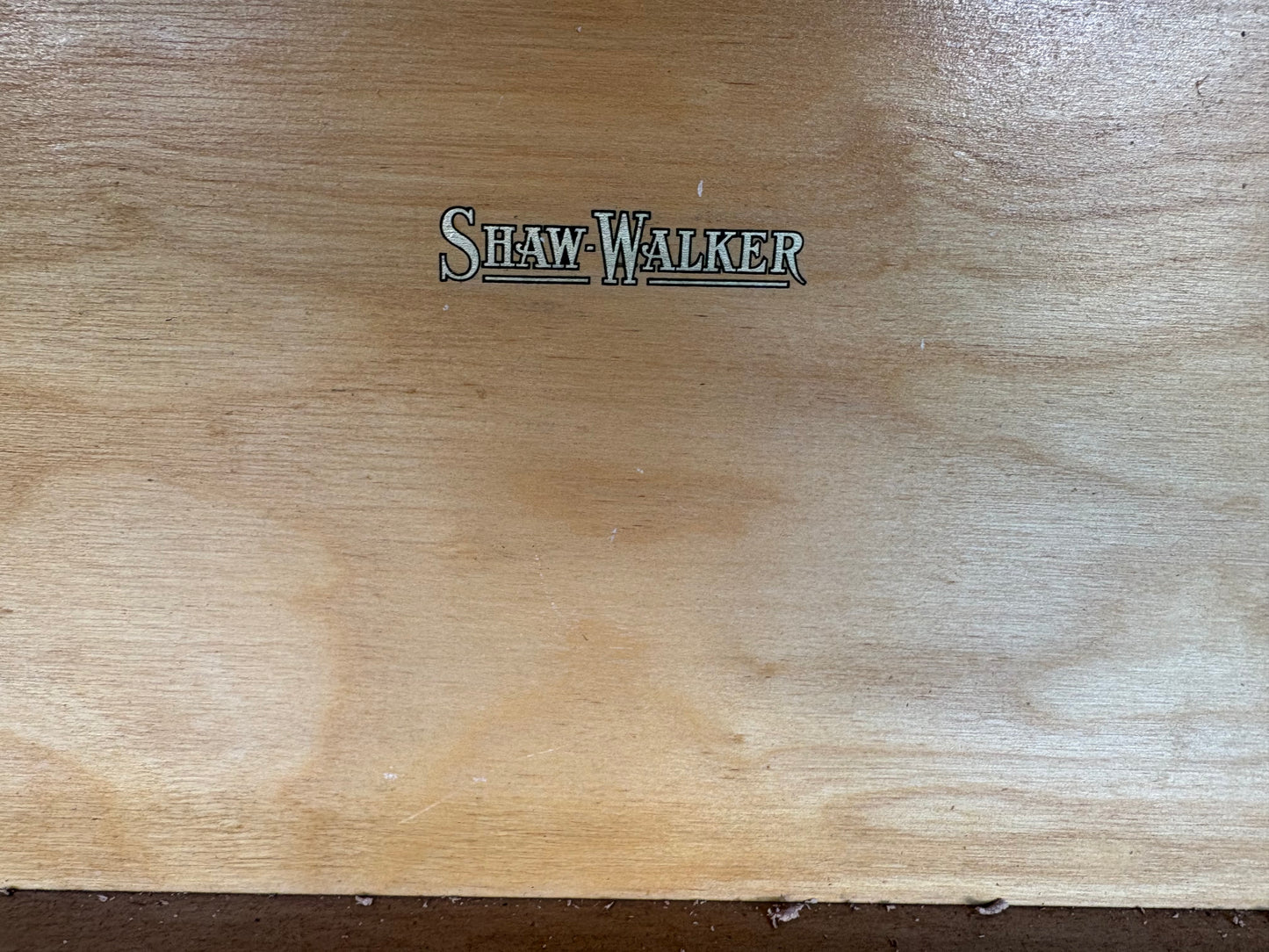 67598 Shaw Walker Three-Section Barrister Bookcase with Glass Doors