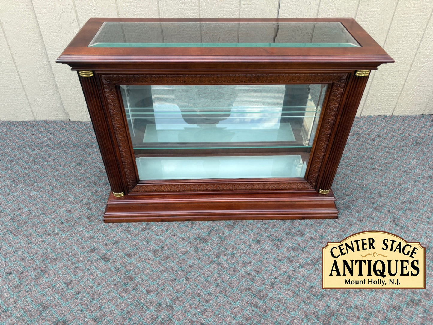 67956  Pulaski Traditional Glass Curio Cabinet with Lighting