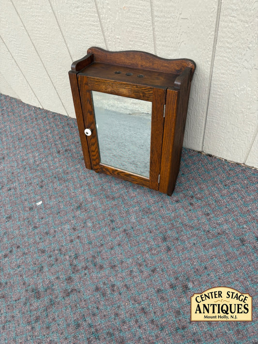68116  Vintage Oak Medicine Wall Cabinet with Mirror by Donnelly