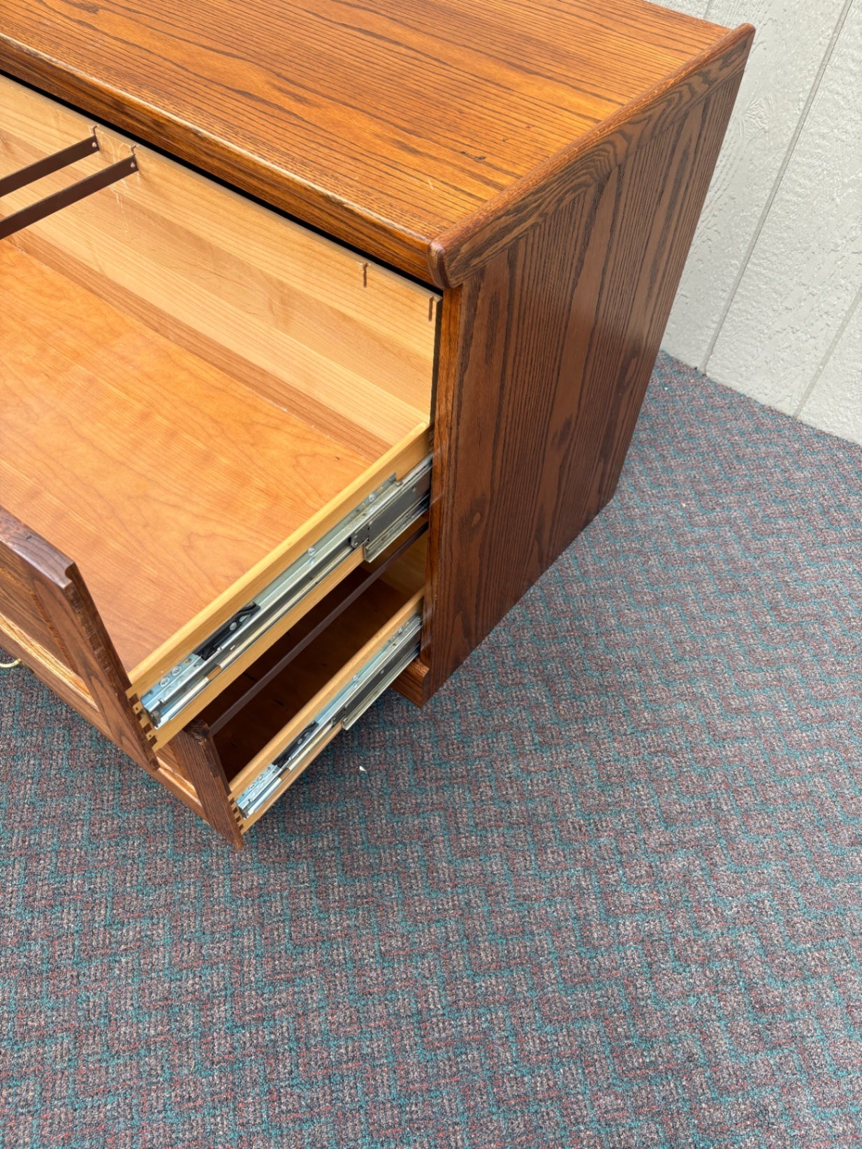 67806  Oak Two-Drawer File Cabinet by Winners Only