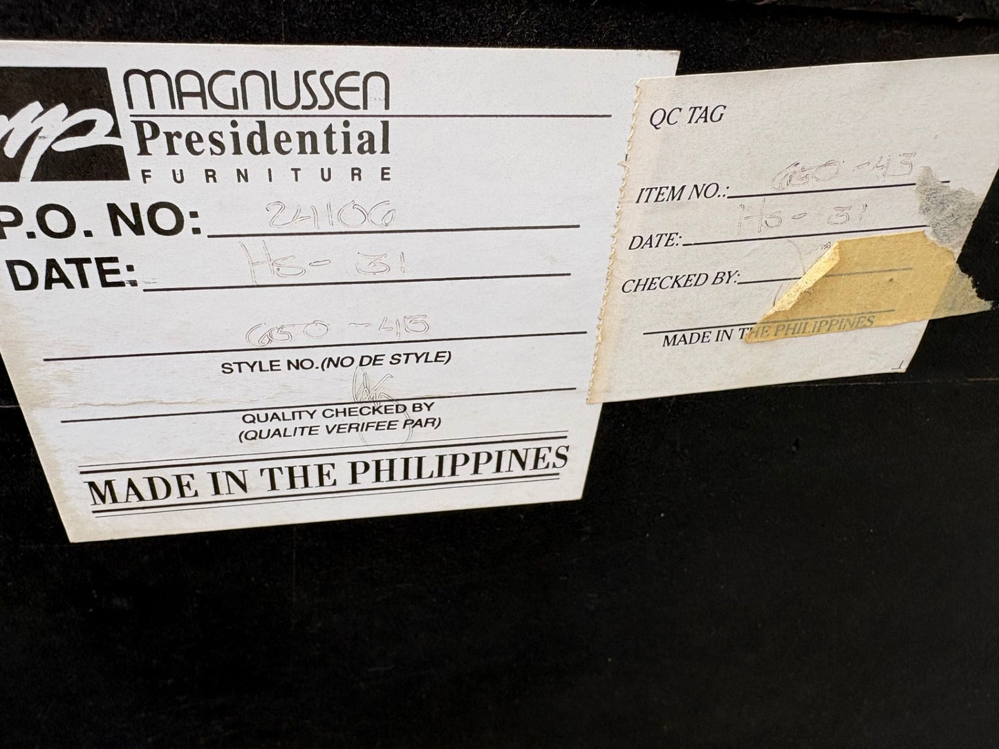 67467 Magnussen Presidential Bombe Chest with Crocodile Embossing