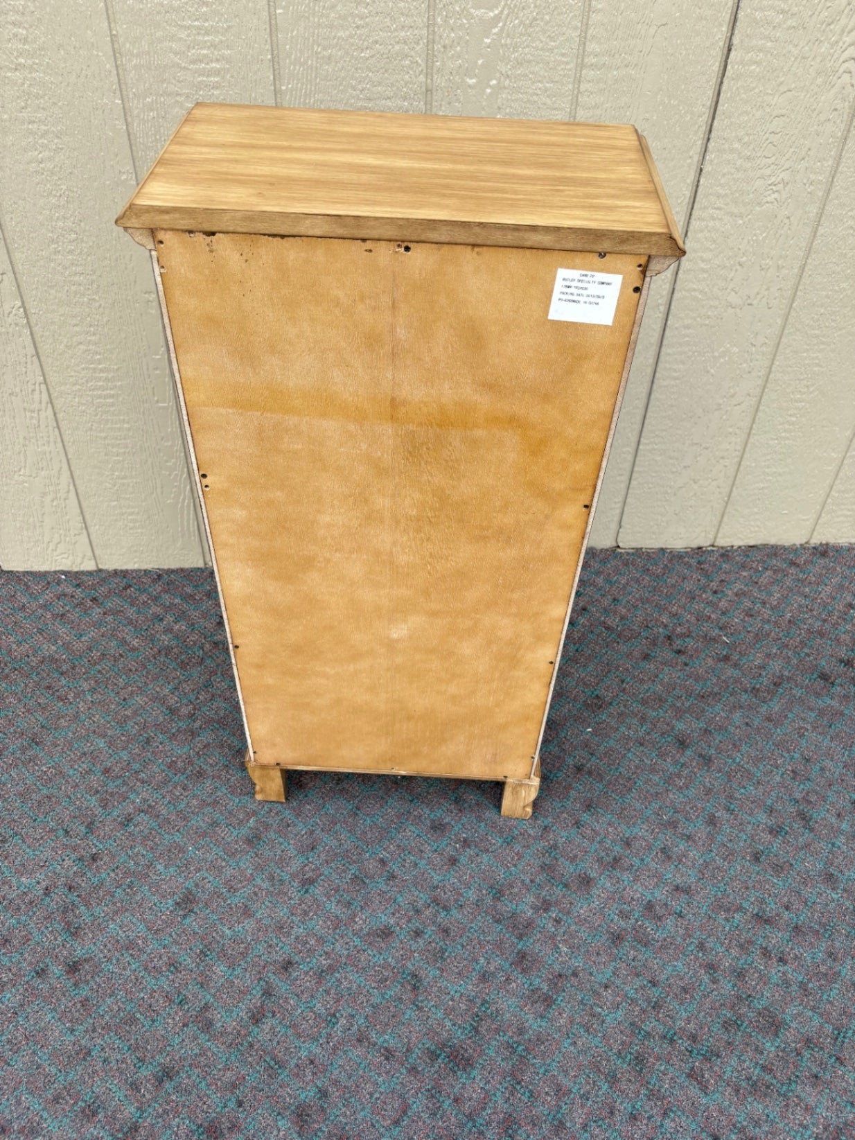 68031 Butler Traditional Wood Cabinet with Drawer and Door Storage