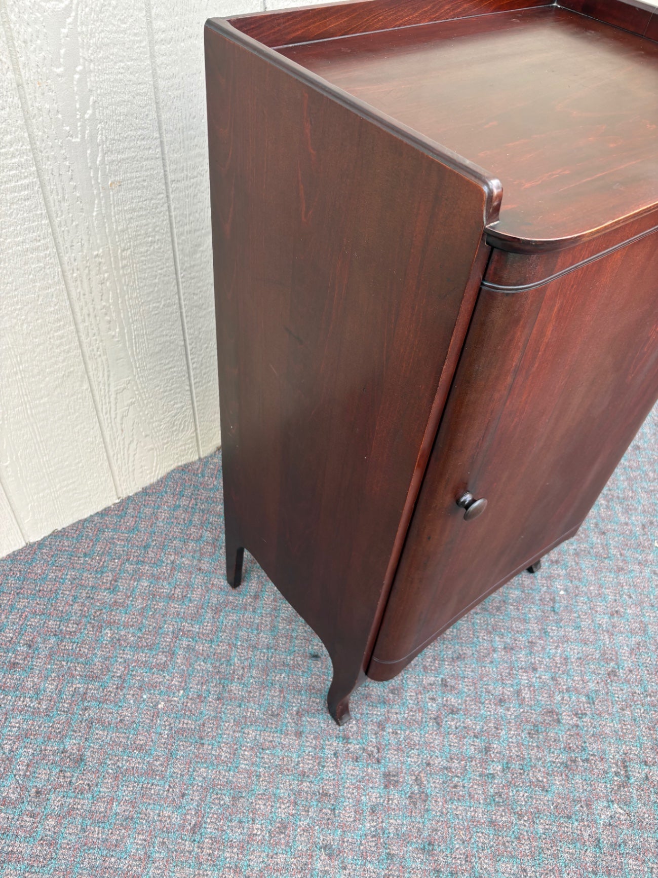 67871 Victorian Mahogany Sheet Music Cabinet with Shelves
