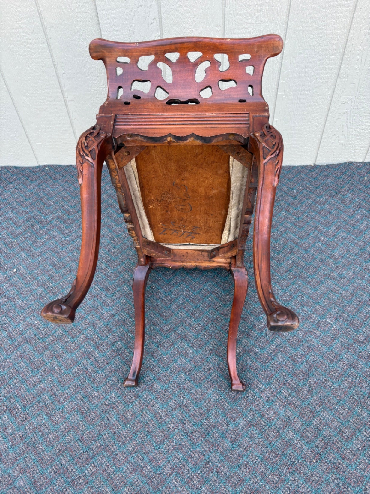 Drexel Flip Top Game Table, Mid-Century Mahogany Finish