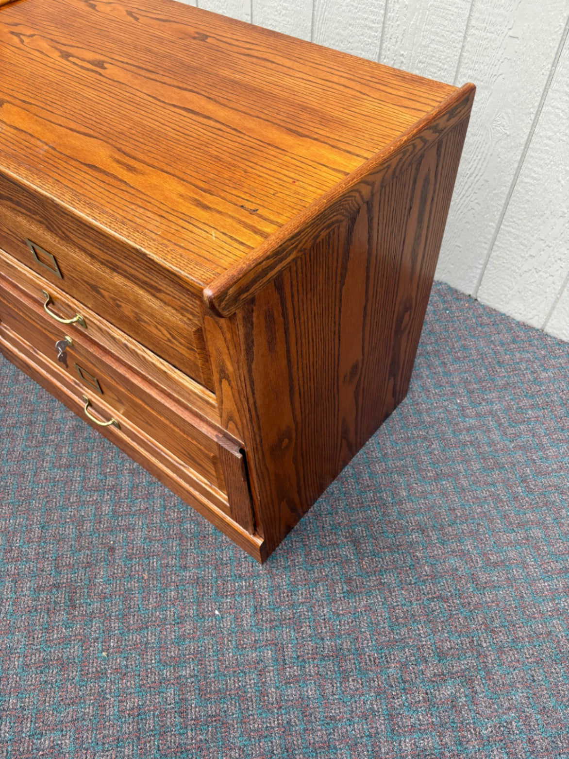 67806  Oak Two-Drawer File Cabinet by Winners Only