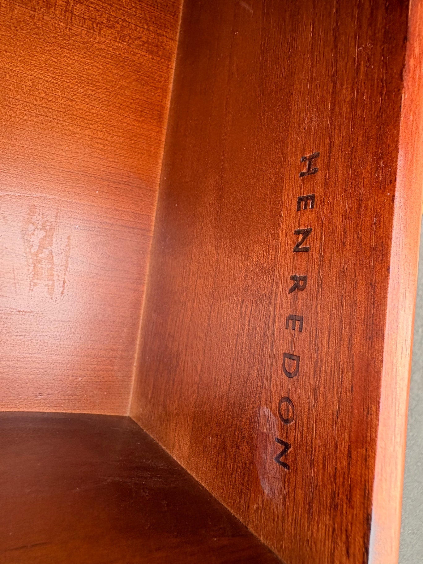 68019 Henredon Vintage High Chest Dresser with Burl Wood Inlay