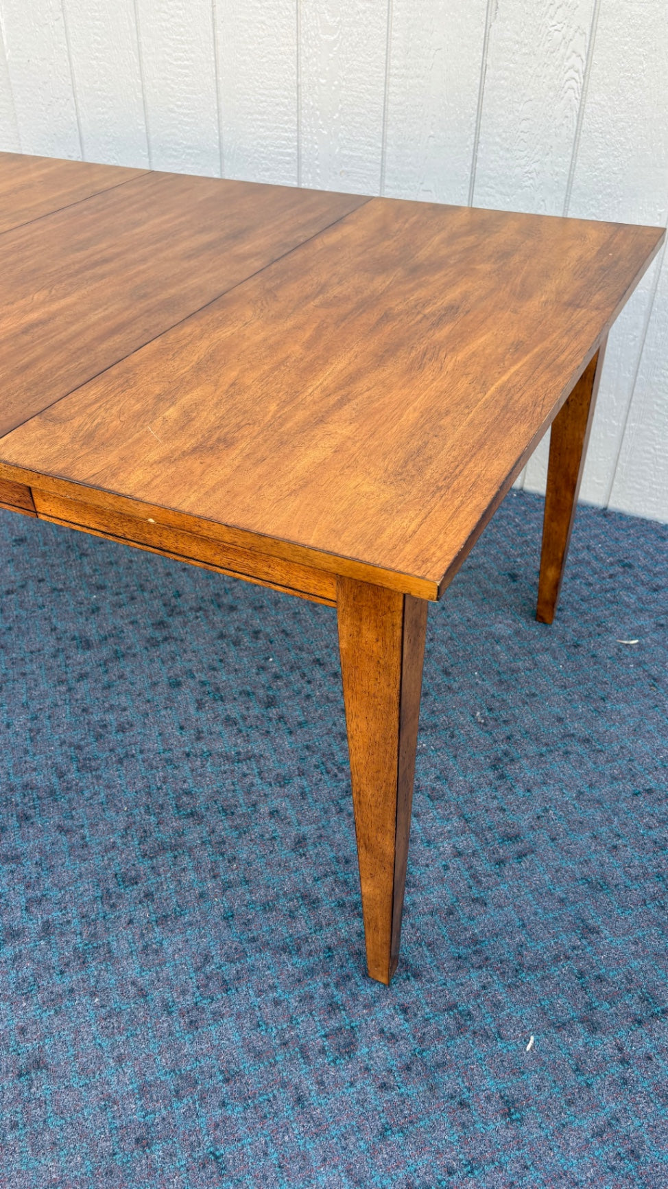 Ethan Allen Dining Table and 4 Chairs Set in Mid-Century Style