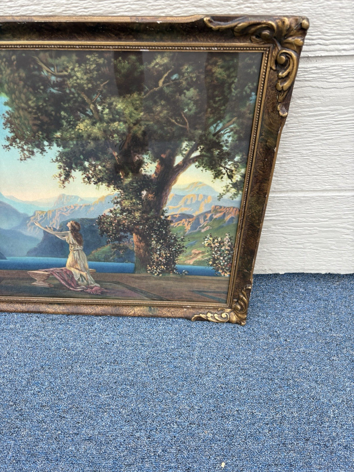 66781 R Atkinson Fox ??  DAWN  Print in Picture Frame CHICAGO