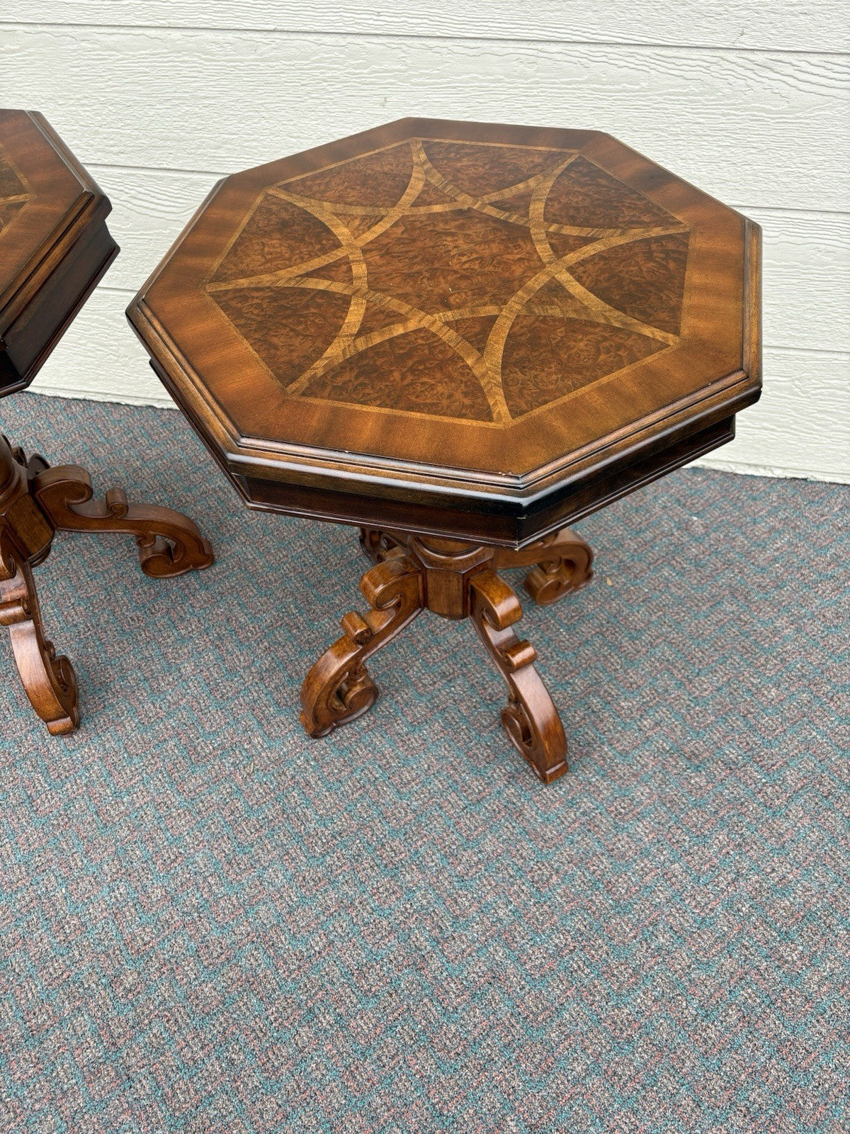 67102 Pair Decorator Lamp Table Stand s