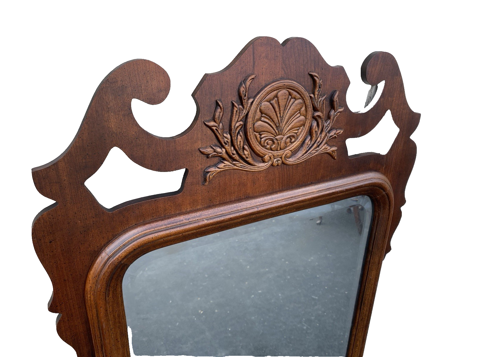 66497 Fancy Carved Chippendale Beveled Mirror