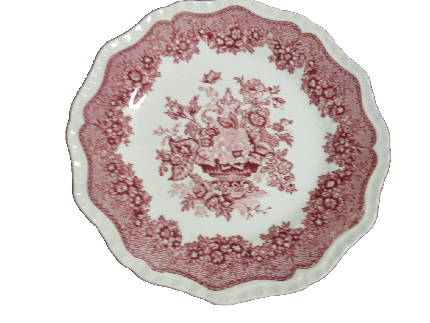 COL 01:       Set of  12 Mason ASCOT PATTERN 8" Ironstone Plates