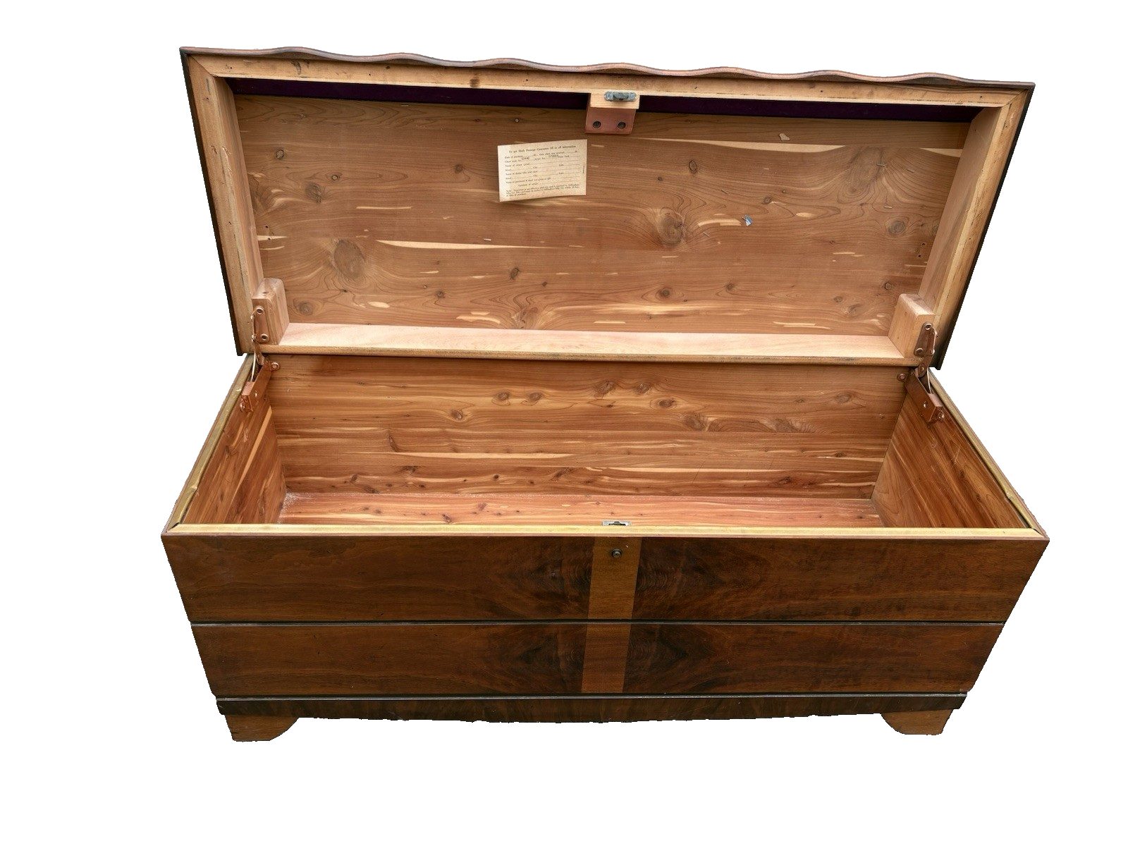 67118 Deco Cedar Lined Blanket Storage Chest