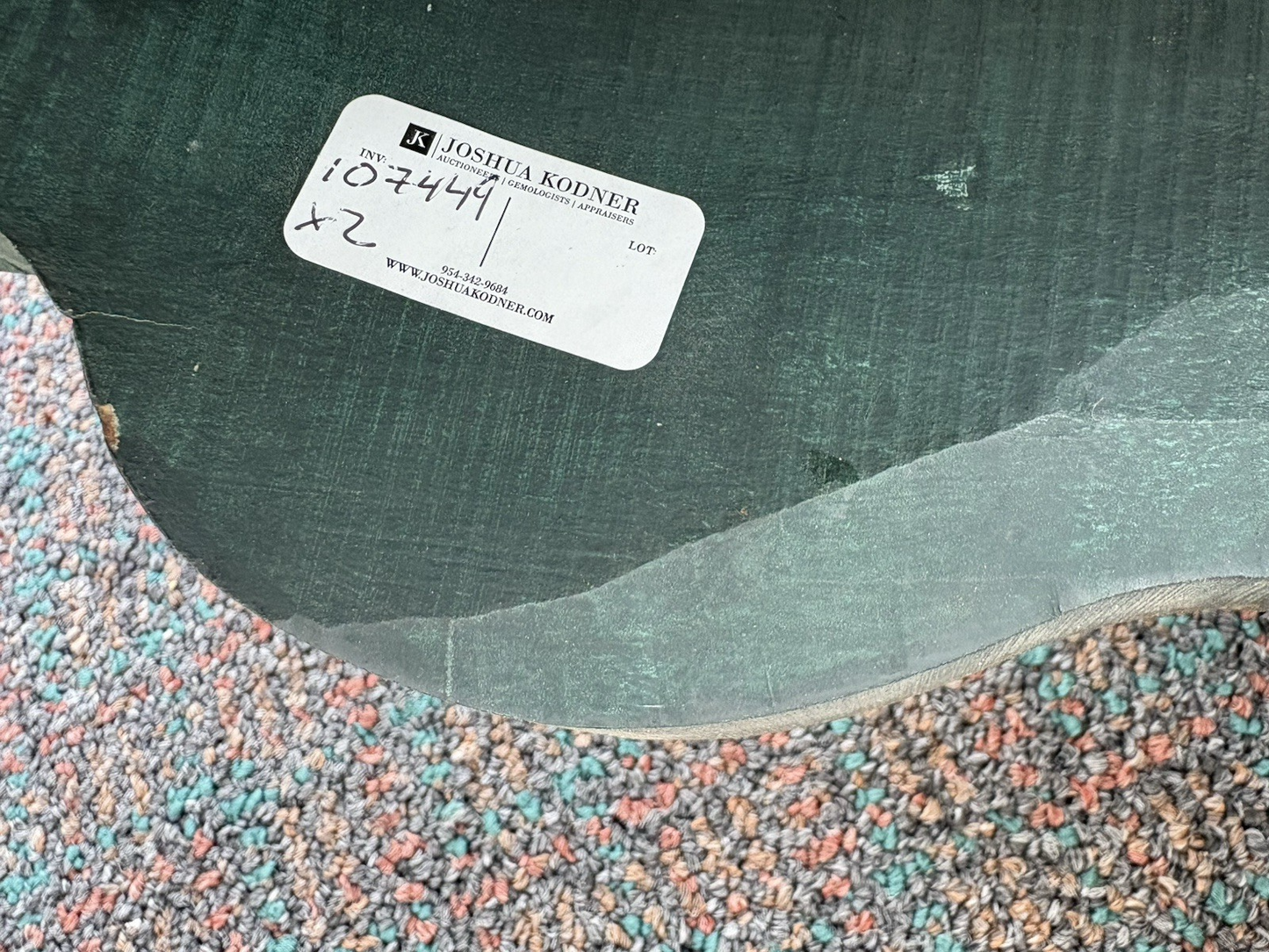 65902 Pair Decorator Hand Made Corner Table Stand s Shelf