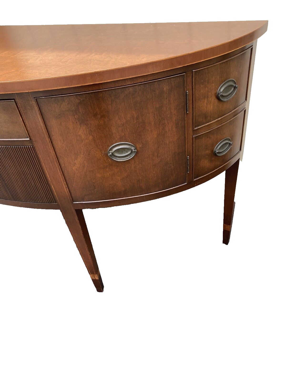 56898 KITTINGER 17685  Large Mahogany Pencil Inlaid Buffet Sideboard Server