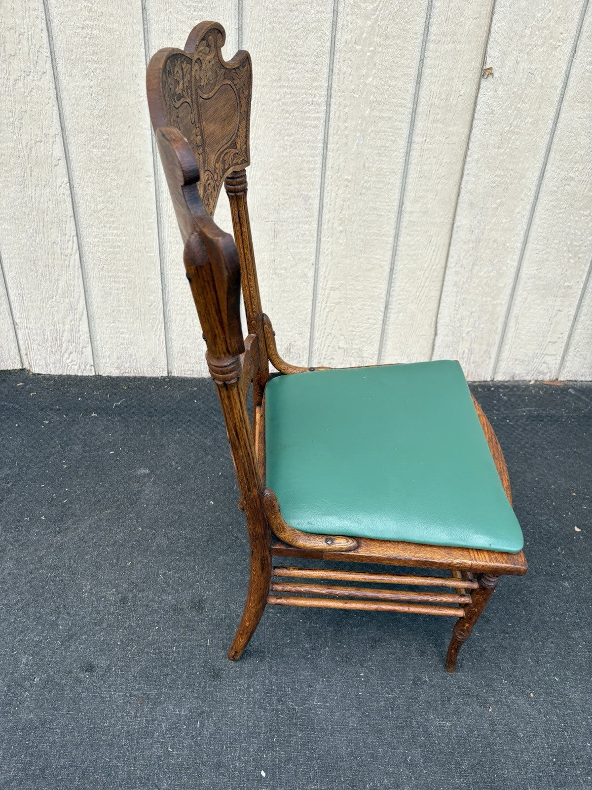 66722 Pair Larkin Furniture Oak Dining Chair s  Chairs