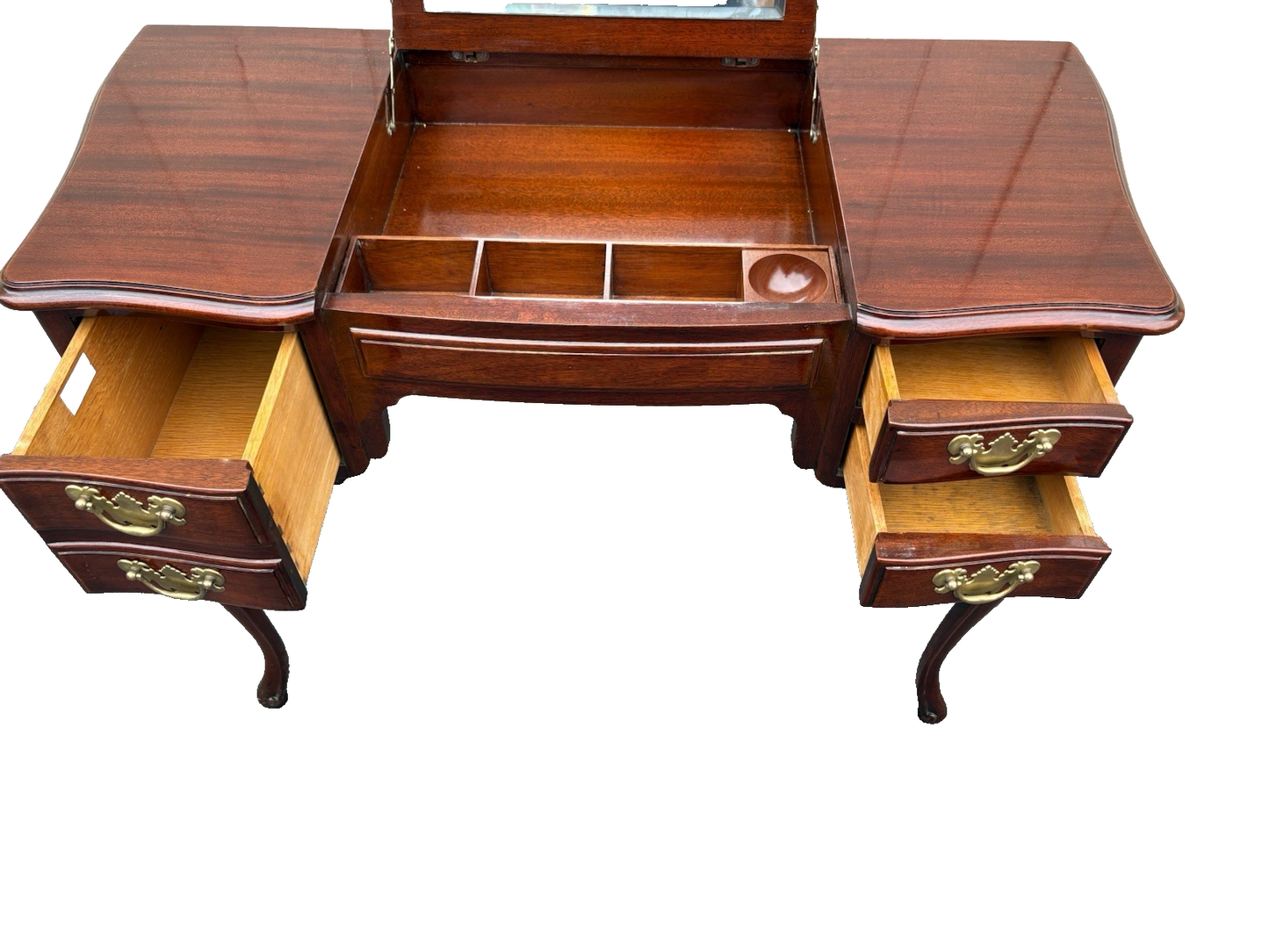 67068 WIDDICOMB Vanity Desk with Storage and Mirror