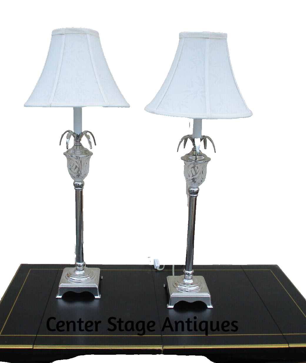63358 Pair Decorator Lamp Table Lights