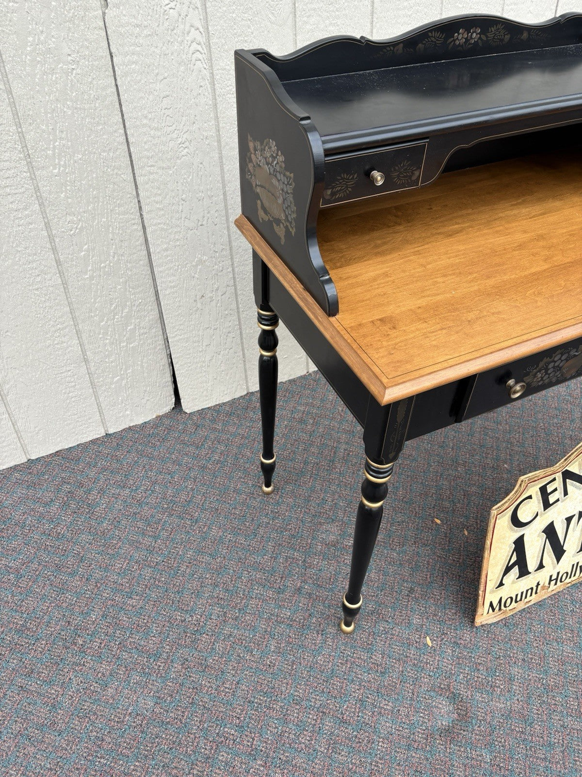 67129 ETHAN ALLEN Office Stenciled Office Desk