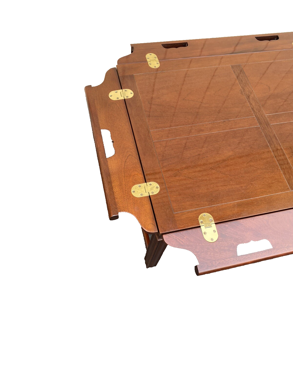 66129   Baker Furniture Solid Mahogany Butler Coffee Table Stand