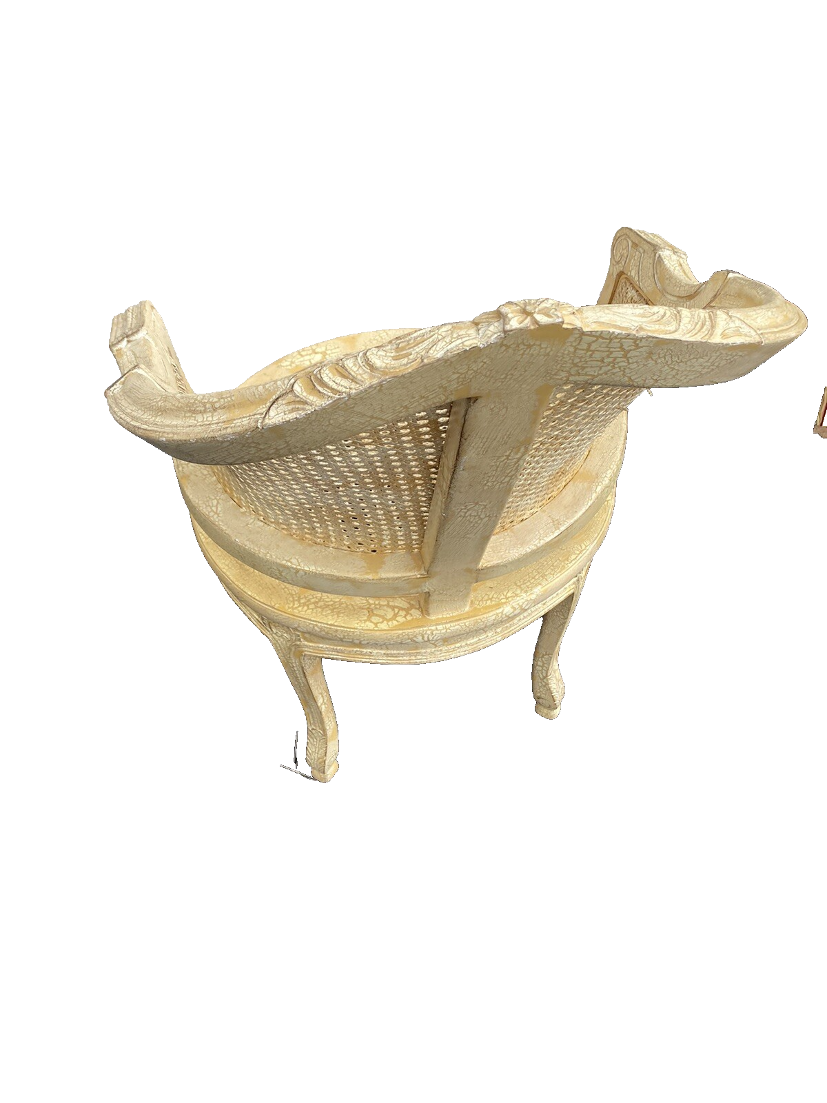 65353 Decorator Swivel Vanity Chair with upholstered cushion