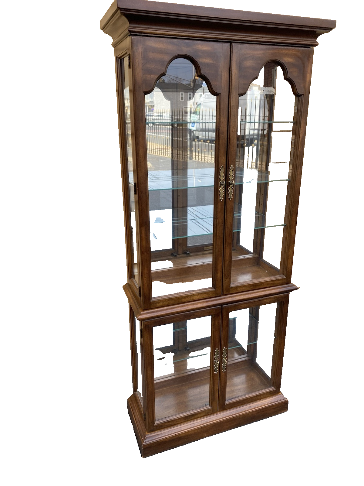 66438 Maple American Drew  Curio China Cabinet