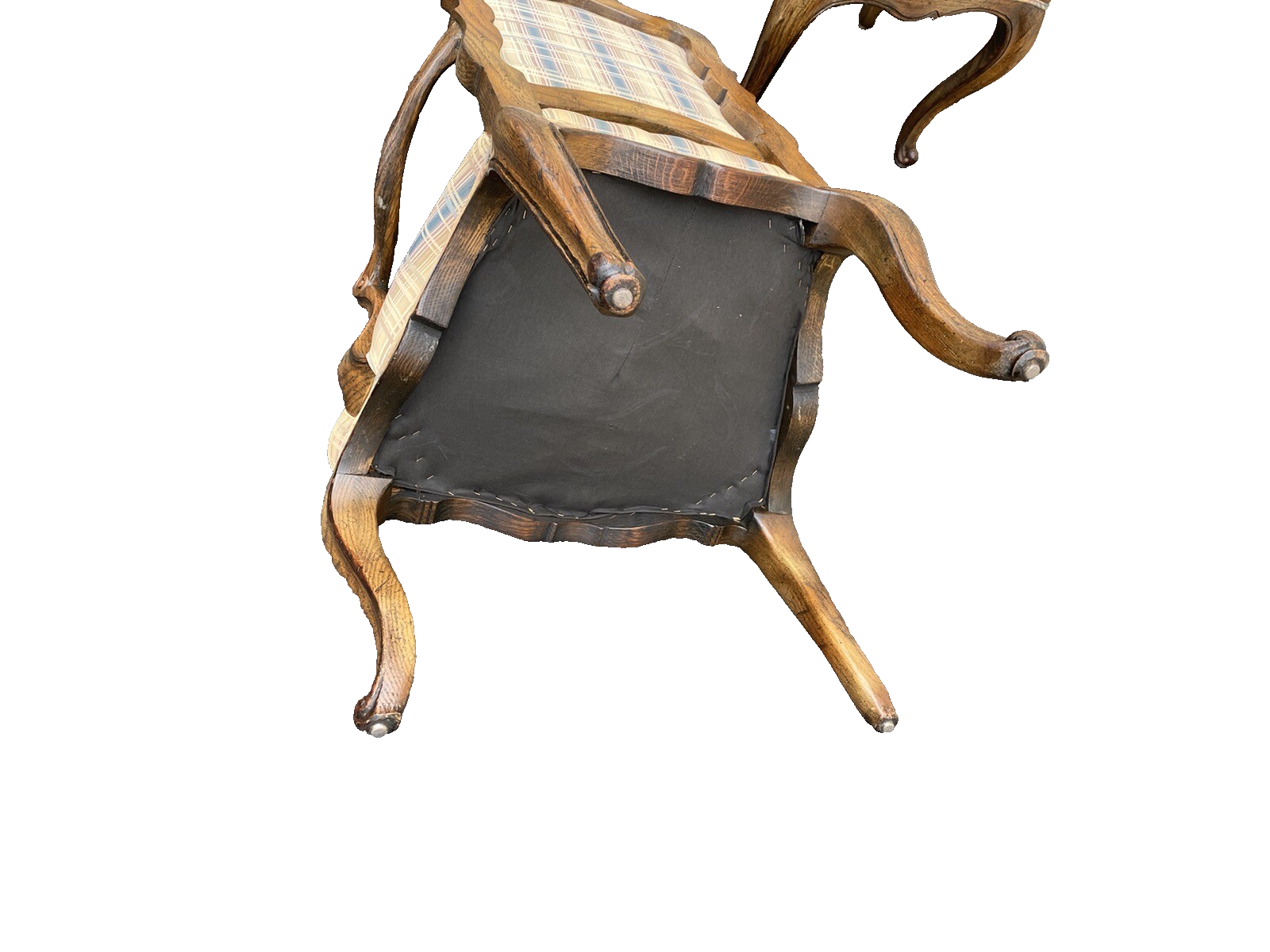 64833 Pair French Country Louis XV Bergere Armchair Chair s