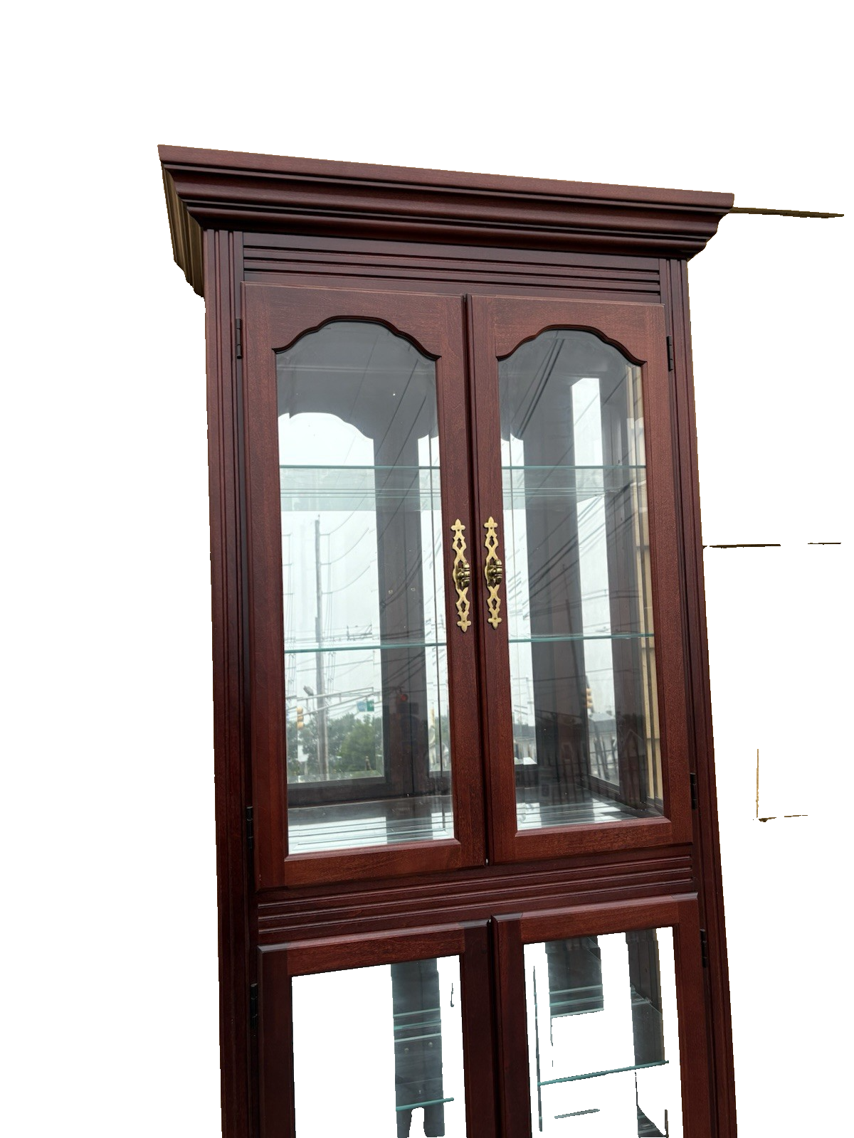 66689 Mahogany  PULASKI Furniture 4 Door Curio China Cabinet