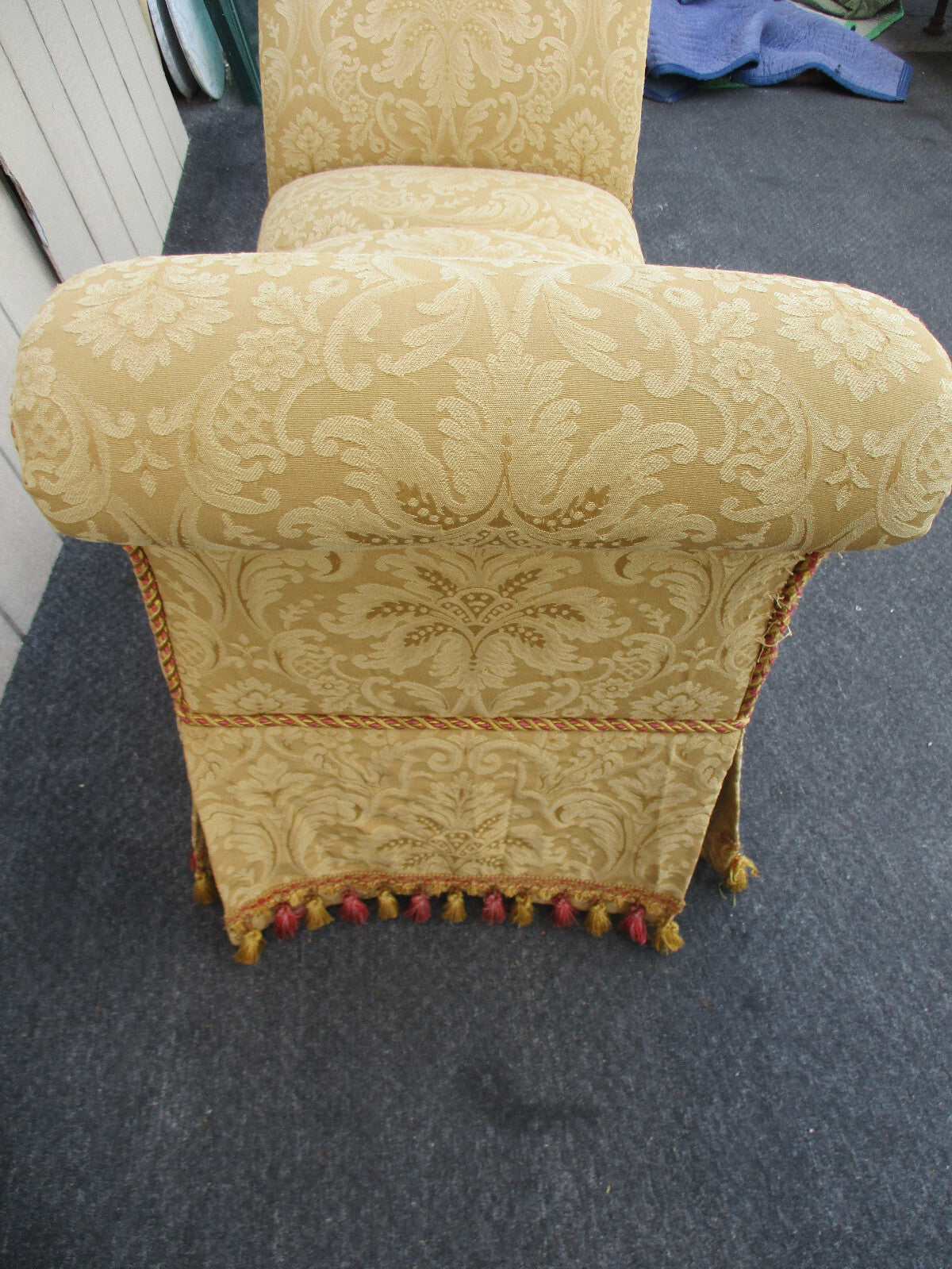 63457  Gold Decorator Window Bench Seat Settee