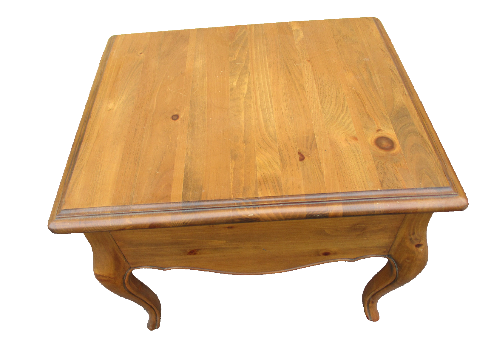 59737 ETHAN ALLEN  Pine Lamp Table Stand Nightstand