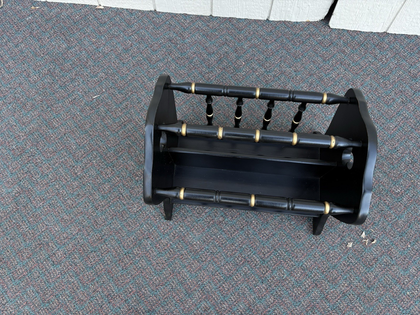 67127 ETHAN ALLEN Magazine Rack Holder Stand