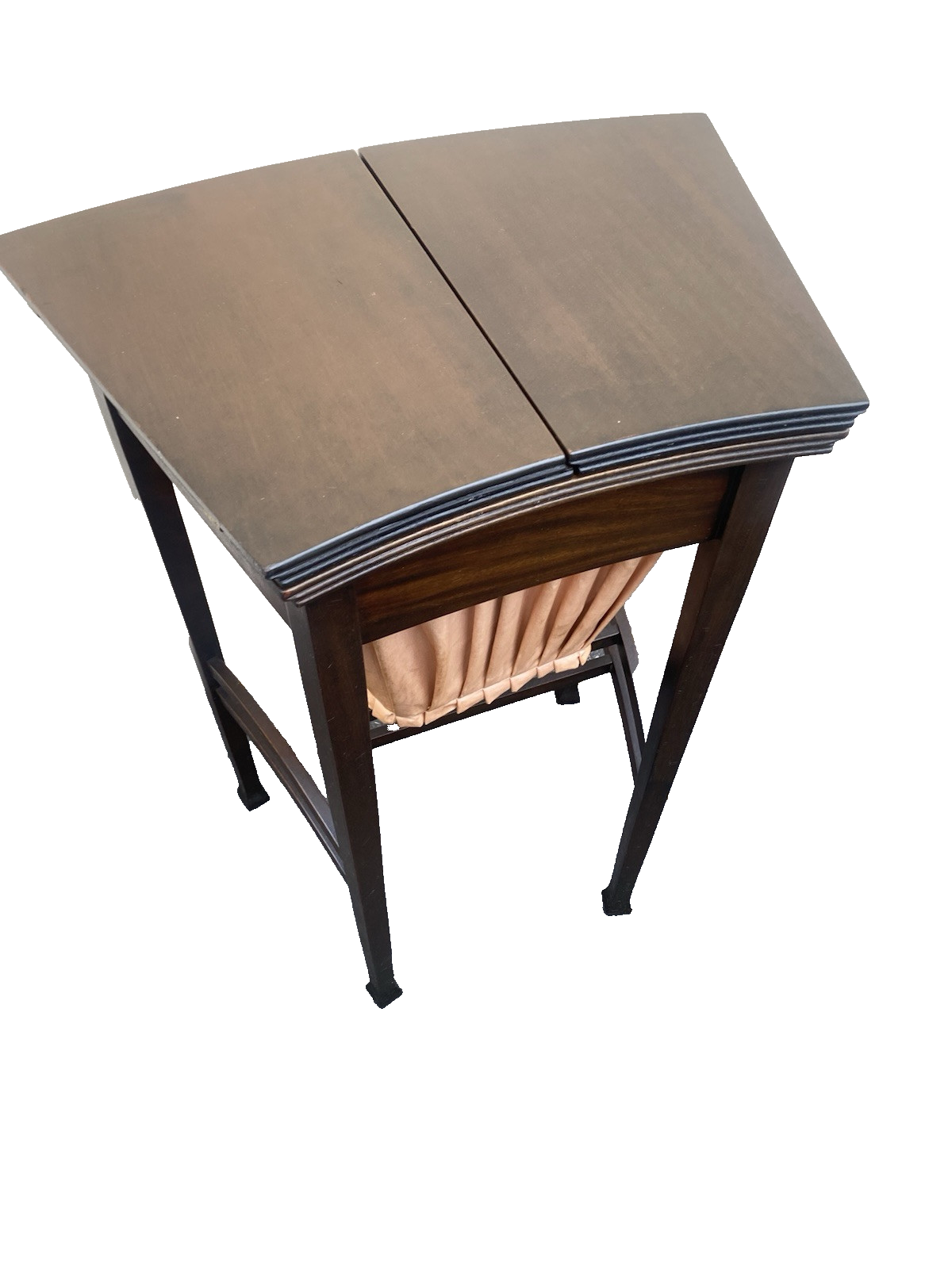 66420 Mahogany Victorian Sewing Stand Table