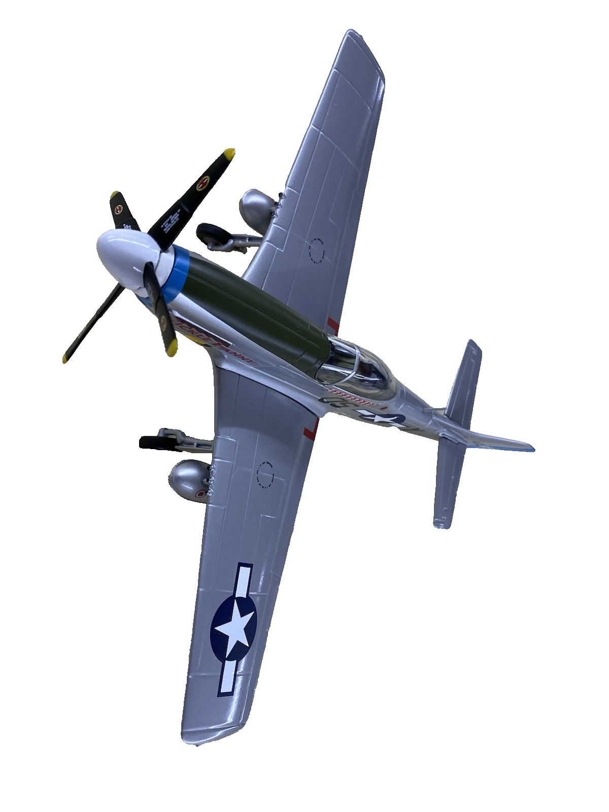 ES 206 : Franklin Mint  FICKLE FANNY P 51 Mustang B11B179  Airplane plane