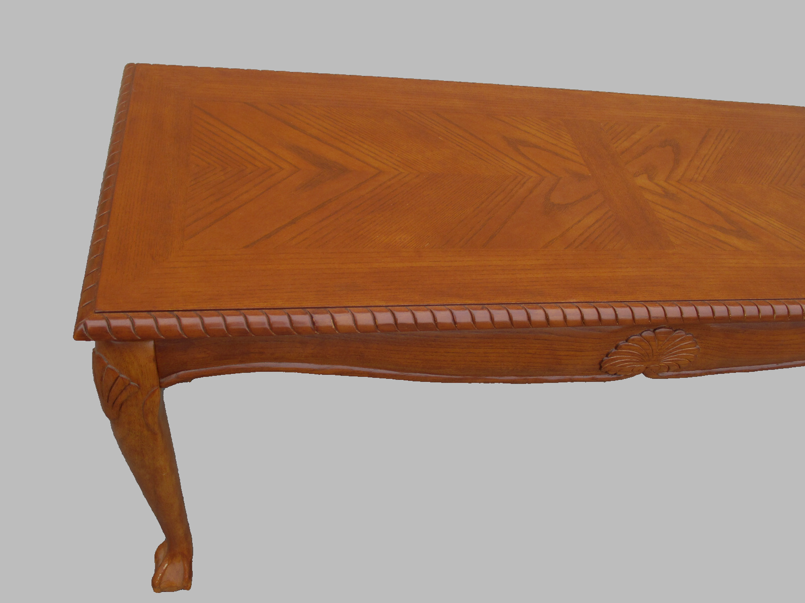 62403 Oak Claw foot Console Table Hall Stand Sideboard Server