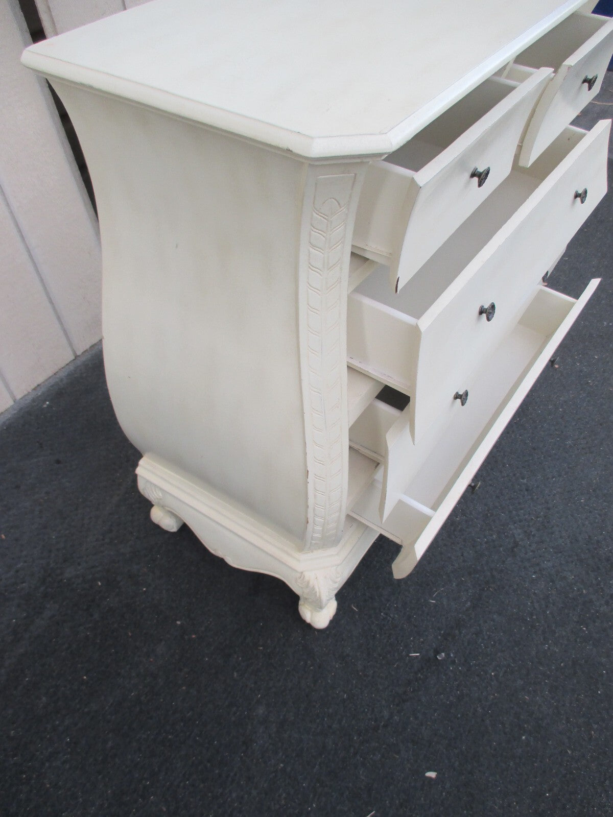 63996 Romantic Shabby High Chest Dresser