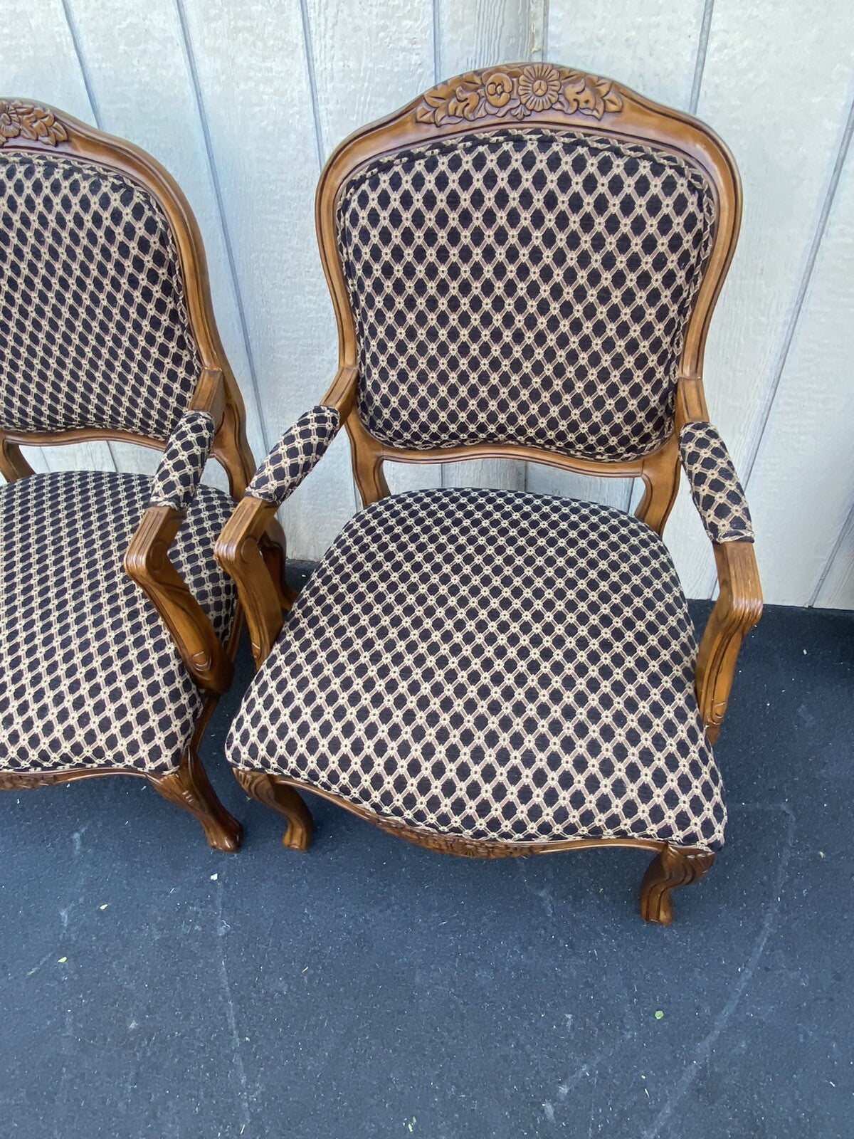 65252 Pair Bergere Armchair Chair